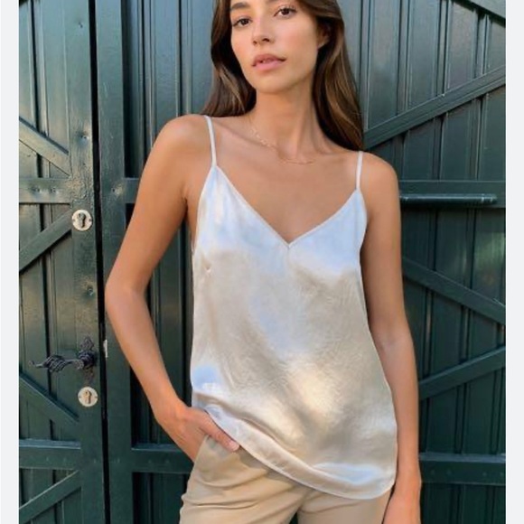 Babaton Everly Silk Tank - Picture 1 of 6